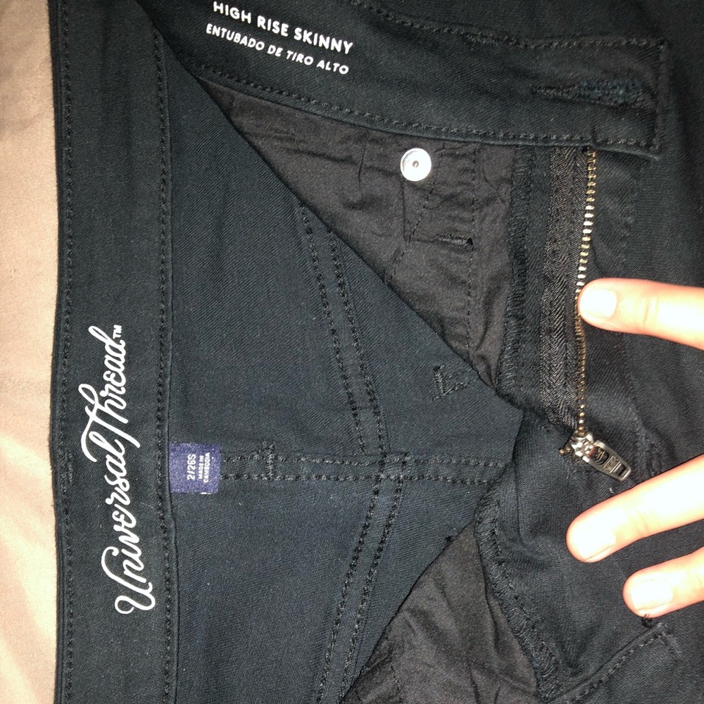 Universal Thread Black High Rise Skinny - Picture 2 of 3